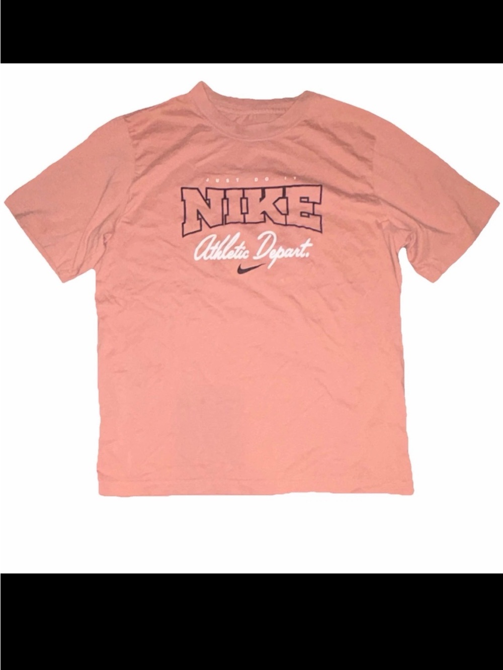 Nike Coral/Pink Athletic Graphic Tee